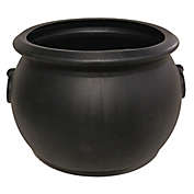 H for Happy&trade; 12-Inch Witch Cauldron Halloween Decoration in Black