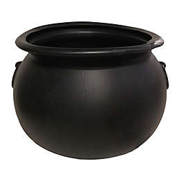 H for Happy™ 16-Inch Witch Cauldron Halloween Decoration in Black