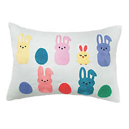 H for Happy™ Easter Bunny Print Oblong Throw Pillow in Blue