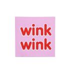 Alternate image 0 for H for Happy&trade; 36-Count "Wink" Valentine's Day Beverage Napkins in Pink