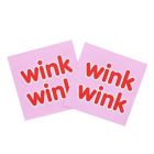 Alternate image 2 for H for Happy&trade; 36-Count "Wink" Valentine's Day Beverage Napkins in Pink