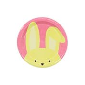 H for Happy&trade; 18-Count Easter Salad Plates in Pink/Yellow