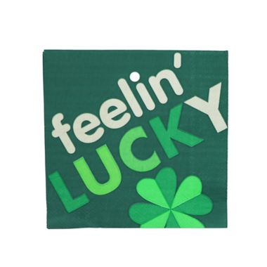 H for Happy&trade; 36-Count "Feelin' Lucky" St. Patrick's Day Napkins. View a larger version of this product image.