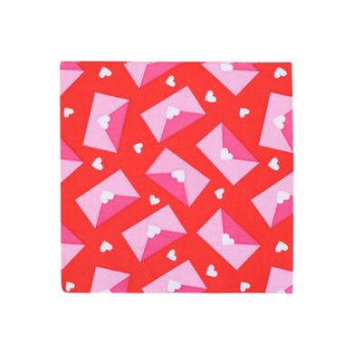 H for Happy&trade; 36-Count Valentine's Day Envelope Lunch Napkins in Pink. View a larger version of this product image.