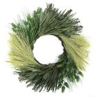 Alternate image 0 for Bee & Willow&trade; 24-Inch Hops Sunflower Corn Husk Decorative Wreath in Cream/Green