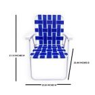 Alternate image 1 for H for Happy&trade; Retro Beach Chair in Blue