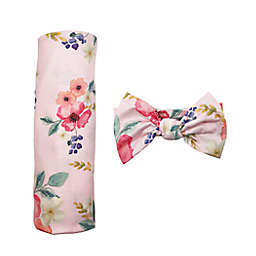 Toby Fairy™ Floral Headband and Wrap Set in Pink