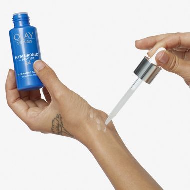 Olay&reg; 1.3 fl. oz. Hyaluronic + Peptide 24 Hydrating Serum. View a larger version of this product image.