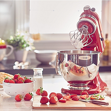 KitchenAid&reg; Artisan&reg; 5 qt. Stand Mixer & Flex Edge Beater Bundle in Empire Red. View a larger version of this product image.