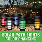Alternate image 9 for Bell + Howell Outdoor Color Changing Solar-Powered Pathway Lights (Set of 4)