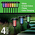 Alternate image 2 for Bell + Howell Outdoor Color Changing Solar-Powered Pathway Lights (Set of 4)