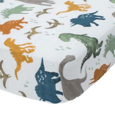 Little Unicorn&reg; Cotton Muslin Fitted Sheet. View a larger version of this product image.