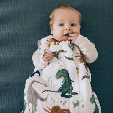 Little Unicorn Cotton Muslin Sleep Bag. View a larger version of this product image.