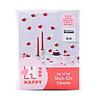 Alternate image 4 for H for Happy&trade; 120-Count Stick-On Valentine&#39;s Day Hearts in Red