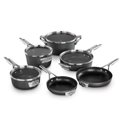 Calphalon&reg; Premier&trade; Space Saving Nonstick Hard-Anodized 10-Piece Cookware Set