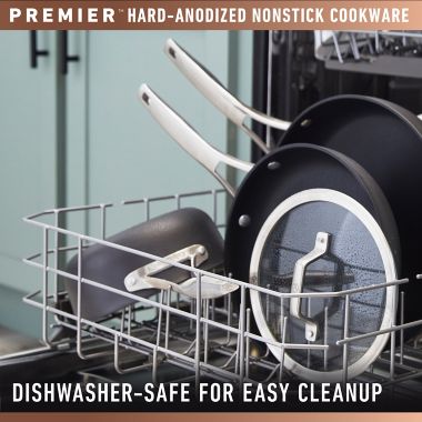 Calphalon&reg; Premier&trade; Nonstick 11-Inch Hard-Anodized Square Griddle. View a larger version of this product image.