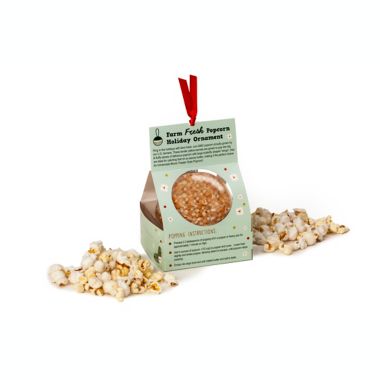 Wabash Valley Farms&trade; 14 oz. Happy Holidays Popcorn Ornament. View a larger version of this product image.