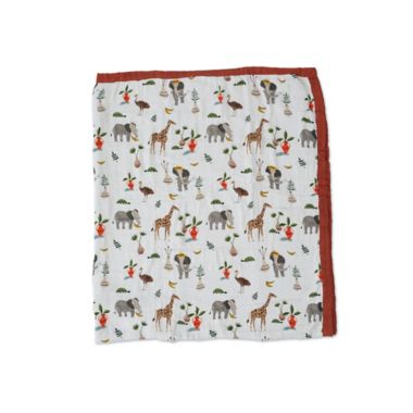 Little Unicorn Deluxe Muslin Quilted Throw. View a larger version of this product image.