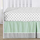 Alternate image 4 for Sweet Jojo Designs Mod Arrow 4-Piece Crib Bedding Set in Mint/Coral