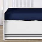 Alternate image 3 for Sweet Jojo Designs Anchors Away 4-Piece Nautical Crib Bedding Set in Navy Blue/White