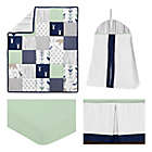 Alternate image 1 for Sweet Jojo Designs Woodsy Crib Bedding Collection in Navy/Mint