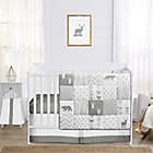 Alternate image 0 for Sweet Jojo Designs&reg; Woodsy 4-Piece Crib Bedding Set in White/Grey