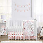 Alternate image 0 for Sweet Jojo Designs Watercolor Floral 4-Piece Crib Bedding Set in Pink/White