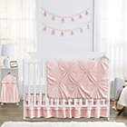 Alternate image 0 for Sweet Jojo Designs&reg; Harper 4-Piece Crib Bedding Set in Blush/White