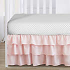 Alternate image 3 for Sweet Jojo Designs Floral 4-Piece Crib Bedding Set in Pink/Grey