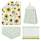 Alternate image 1 for Sweet Jojo Designs Sunflower 4-Piece Crib Bedding Set in Yellow/Green