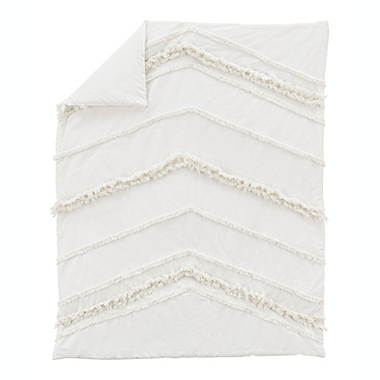 Sweet Jojo Designs&reg; Boho Fringe 4-Piece Crib Bedding Set in Ivory/White. View a larger version of this product image.