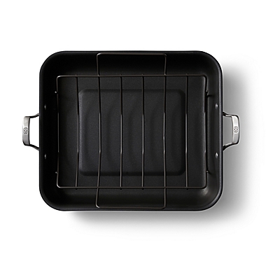 Calphalon&reg; Premier&trade; Nonstick 16-Inch Hard-Anodized Roaster. View a larger version of this product image.