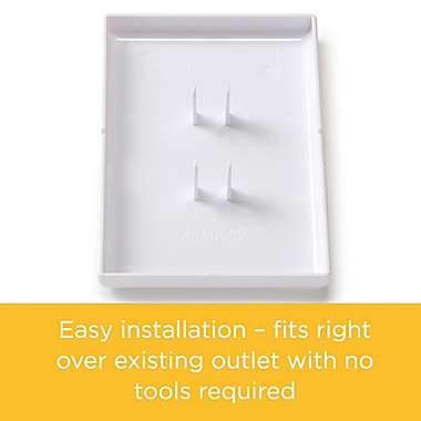 Safety 1st&reg; OutSmart&trade; 2-Pack Outlet Shields in White. View a larger version of this product image.