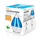 Alternate image 0 for Crane 0.5-Gallon Droplet Ultrasonic Cool Mist Humidifier in Blue/White