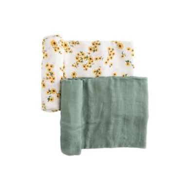 Little Unicorn&reg; Size 0-3M 2-Pack Deluxe Muslin Swaddle Blankets. View a larger version of this product image.