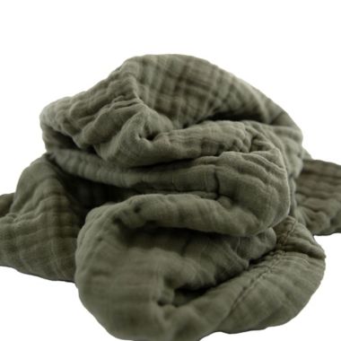 Little Unicorn&reg; Fern Cotton Muslin Baby Receiving Quilt in Green. View a larger version of this product image.