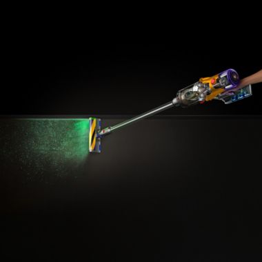 Dyson V12 Detect Slim Cordless Stick Vacuum Cleaner in Yellow/Nickel. View a larger version of this product image.