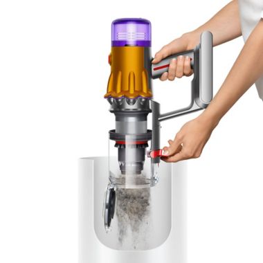 Dyson V12 Detect Slim Cordless Stick Vacuum Cleaner in Yellow/Nickel. View a larger version of this product image.