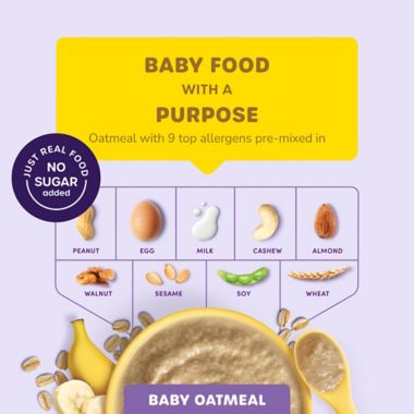 Ready, Set, Food!&trade; 8 oz. Organic Banana Apple Baby Oatmeal. View a larger version of this product image.