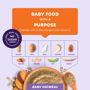 Ready, Set, Food!&trade; 8 oz. Organic Sweet Potato and Carrot Baby Oatmeal. View a larger version of this product image.