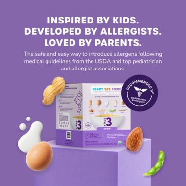 Ready, Set, Food!&trade; 30-Pack Organic Allergen Grow Stage 3 Mix-Ins. View a larger version of this product image.