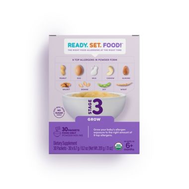 Ready, Set, Food!&trade; 30-Pack Organic Allergen Grow Stage 3 Mix-Ins. View a larger version of this product image.