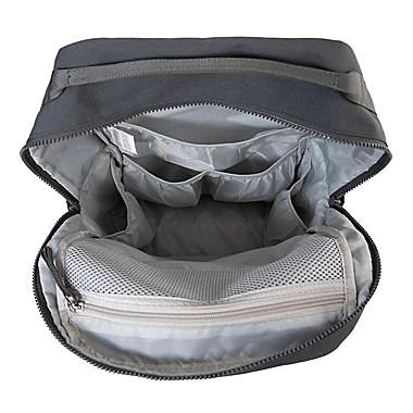 Red Rovr Roo Diaper Backpack in Charcoal. View a larger version of this product image.