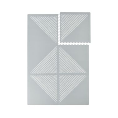 Toddlekind&reg; Prettier Sandy Lines Standard Puzzle Play Mat in Stone. View a larger version of this product image.