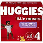 Alternate image 0 for Huggies&reg; Little Movers&reg; Size 4 58-Count Disposable Diapers