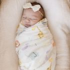 Alternate image 7 for My Tiny Moments&reg; Lion 2-Piece Swaddle Blanket and Plush Animal Toy Gift Set in Brown