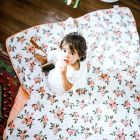 Alternate image 3 for Little Unicorn Watercolor Roses Cotton Muslin Original Quilt in Pink