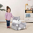 Alternate image 2 for Toddler Fox Plush Character Chair by Cuddo Buddies with Blanket