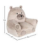 Alternate image 3 for Toddler Bear Plush Character Chair by Cuddo Buddies with Blanket