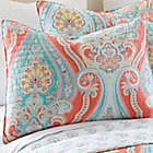 Alternate image 1 for Levtex Home Sherie Reversible Full/Queen Quilt Set in Coral/Blue